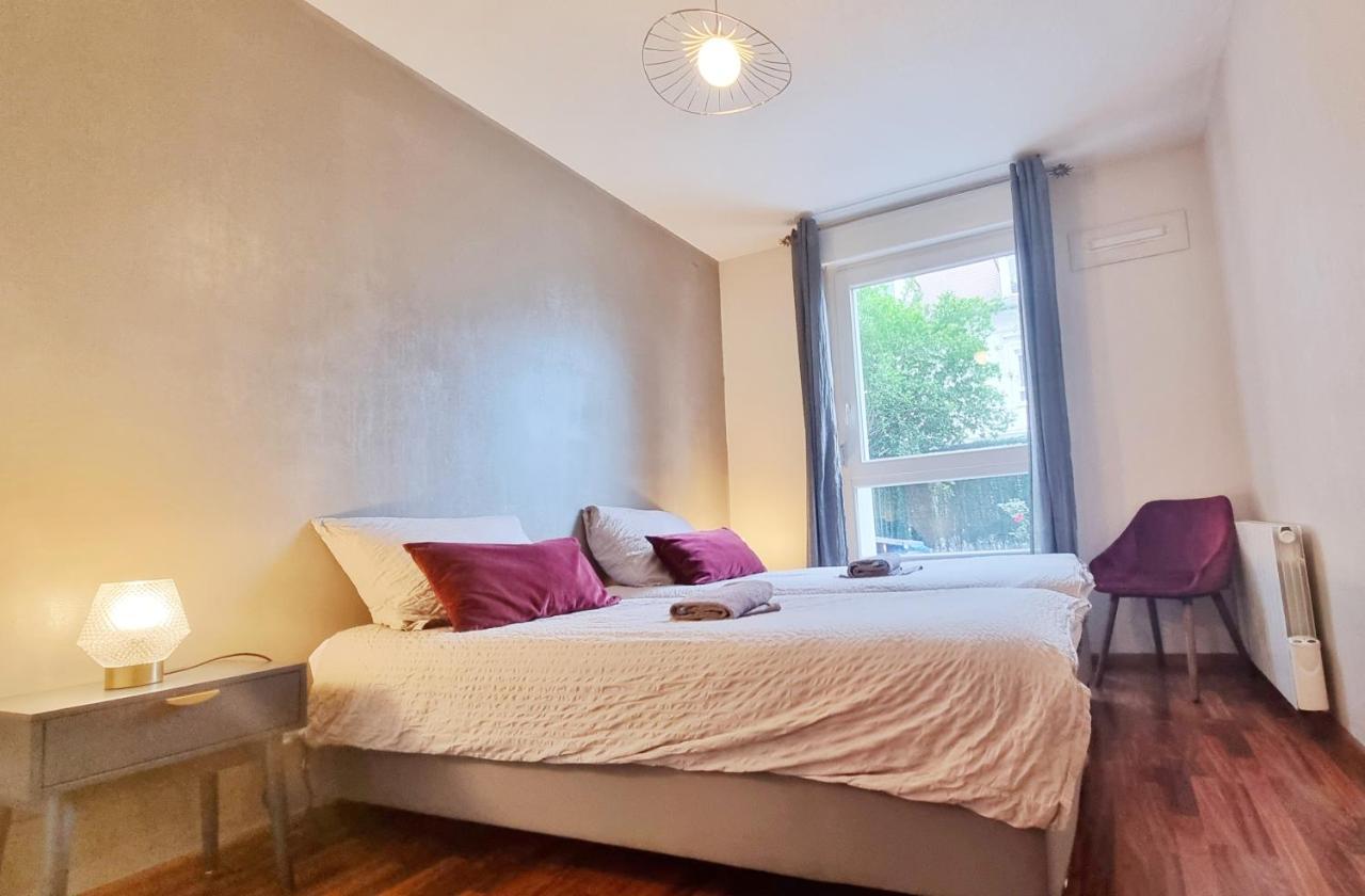 קולמר Chez Margot & Fawaz - Parking - 3 Chambres - Jardin - Relax Bnb מראה חיצוני תמונה